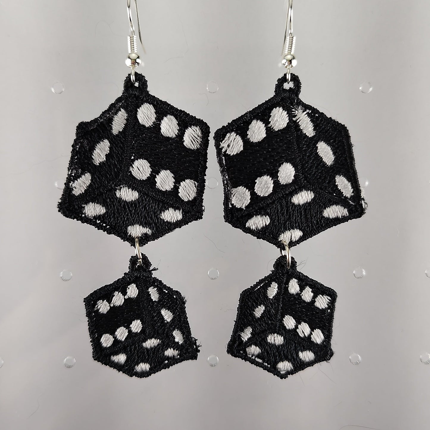 Black Dice Earrings